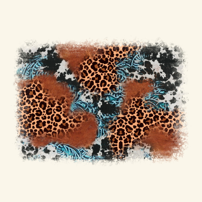 Leopard Cowhide Background Premium Hoodie by BarkalooDesign | Teevron