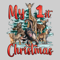 My First Christmas Baby Safari Animals Premium Tee | Teevron