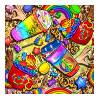lgbtq pride coffee cups with leopard seamless pattern bbs | Teevron