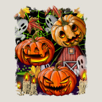 Halloween Pumpkins Heavy Core Tee | Teevron