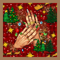 Christmas Nails And Trees With Leopard And Plaid Seamless Pattern Bbs Classic Tee | Teevron