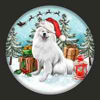 Christmas Samoyed Dog Heavy Core Tee | Teevron