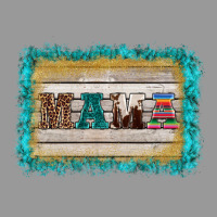 Western Turquoise's Mama Background Vintage Hoodie | Teevron