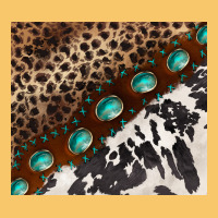 Leopard And Cowhide Gemstone Leather Vintage Hoodie | Teevron