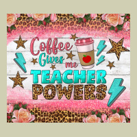 Coffee Gives Me Teacher Powers Tumbler Heavy Core Tee | Teevron