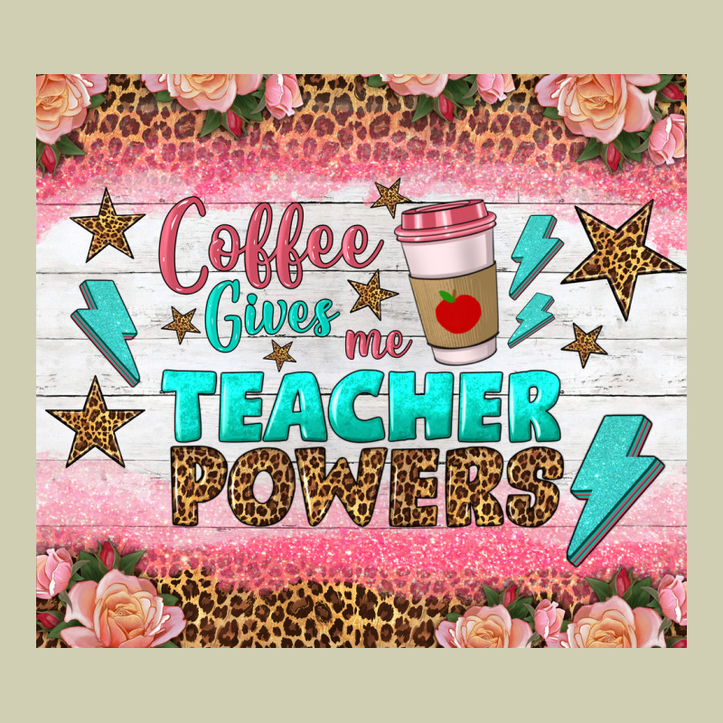 Coffee Gives Me Teacher Powers Tumbler Heavy Core Tee by BundleAndBundleShop | Teevron