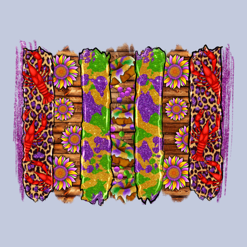 Mardi Gras Crawfish Brushstrokes Long Sleeve Tee by Artiststas | Teevron