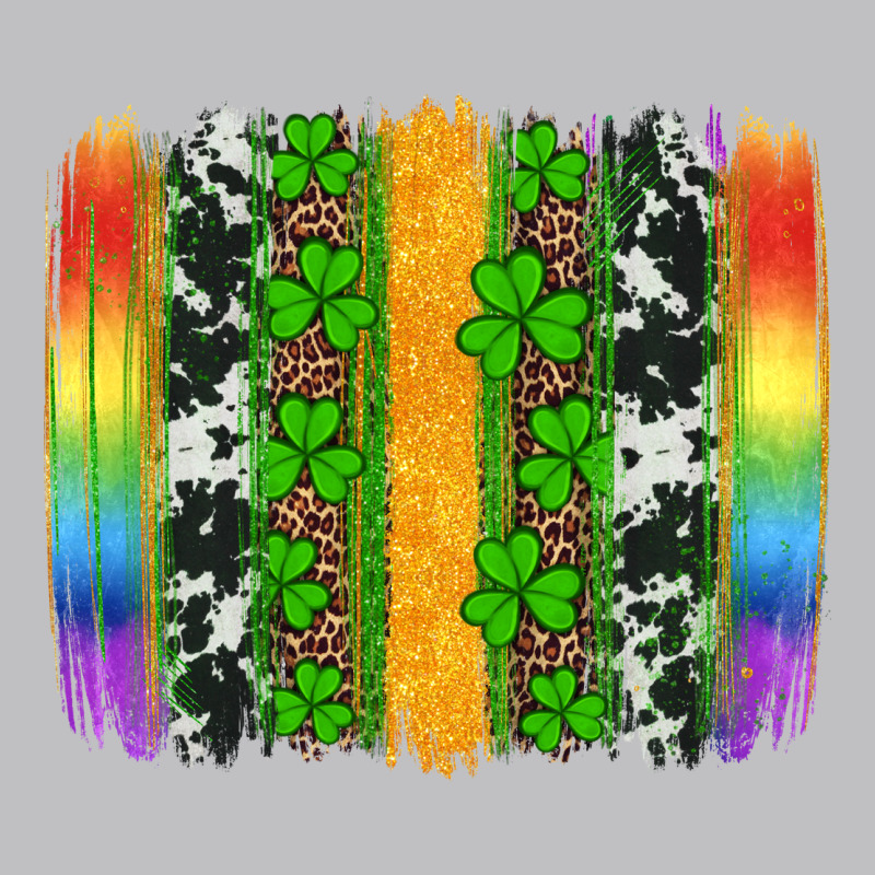St Patricks Day Rainbow Brushstroke Long Sleeve Tee by Artiststas | Teevron