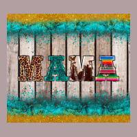 Western Turquoise Mama Vintage Hoodie | Teevron