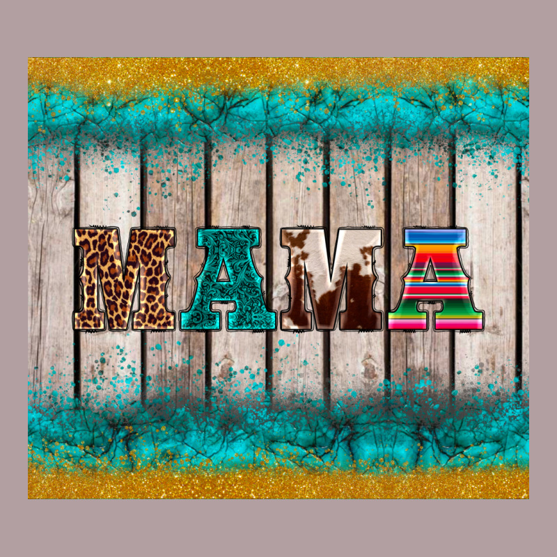 Western Turquoise Mama Vintage Hoodie by BarkalooDesign | Teevron