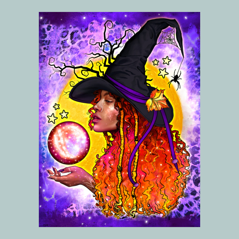 Witch With Crystal Ball Air Freshener Heavy Core Tee by BundleAndBundleShop | Teevron