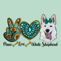 Peace Love White Sepherd Premium Hoodie | Teevron