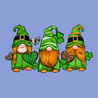 St Patricks Day Gnomes With Western Hearts And Shamrocks Long Sleeve Tee | Teevron