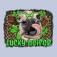 Lucky Heifer With Glasses St Patricks Long Sleeve Tee | Teevron