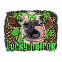 lucky heifer with glasses st patricks | Teevron