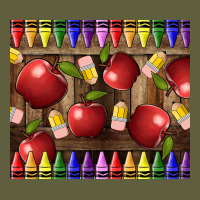 Crayons And Apples Vintage Tee | Teevron