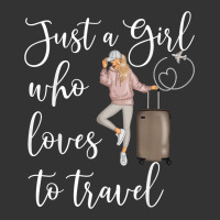 just a girl who loves to travel traveling women nomad t shirt | Teevron