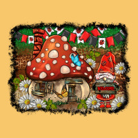 Welcome Ladybug Gnome Background Vintage Hoodie | Teevron