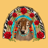 Brown Baby Cow Floral Rose Rainbow Vintage Hoodie | Teevron