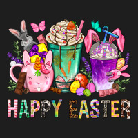 Happy Easter Coffee Cups With Bunny Classic Tee | Teevron