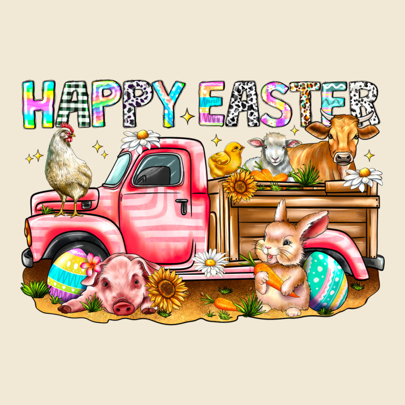Happy Easter Animal Farm Truck Premium Tee by CowhideDigitalArt | Teevron