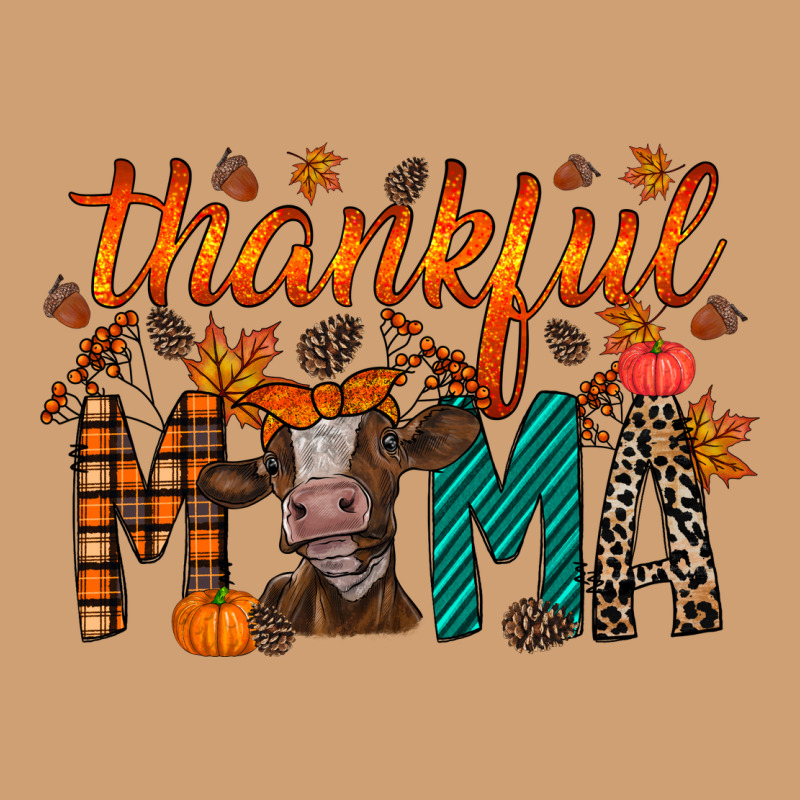 Thankful Mama Cow Vintage Tee by RacoonDesign | Teevron