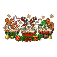 christmas cupcake with gingerbreads bbs | Teevron