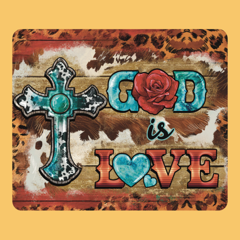 God Is Love Cross Vintage Hoodie by BarkalooDesign | Teevron