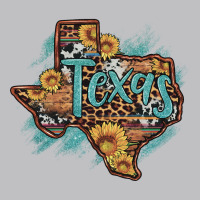 Leopard Cowhide Sunflower Texas Map Long Sleeve Tee | Teevron