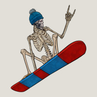 Skeleton Snowboard Heavy Core Tee | Teevron