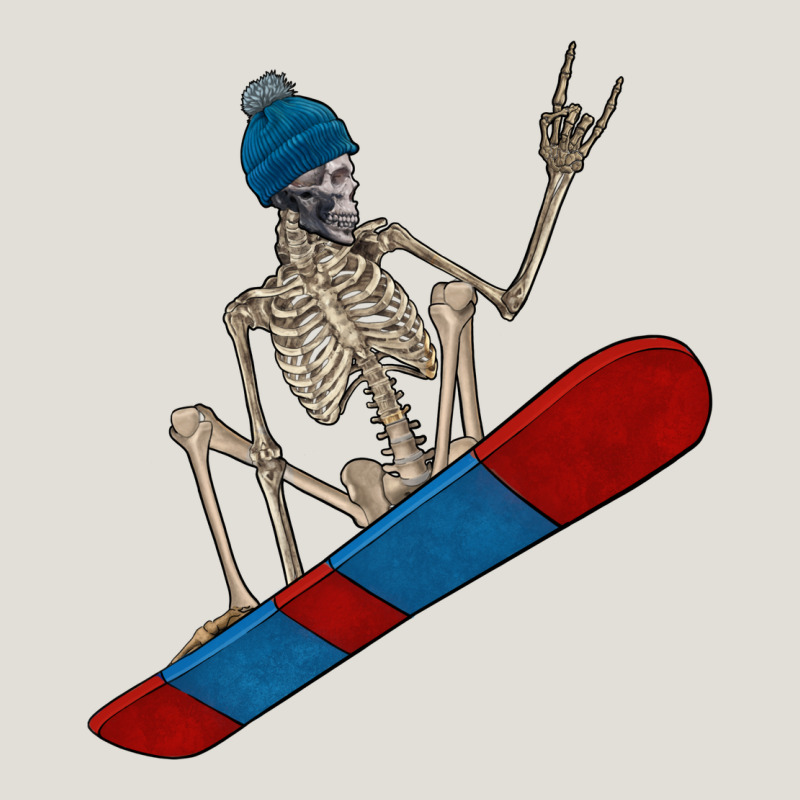 Skeleton Snowboard Heavy Core Tee by FaDigitalArtStudio | Teevron