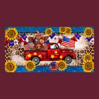 4th Of July Truck Cow License Plate Classic Tee | Teevron