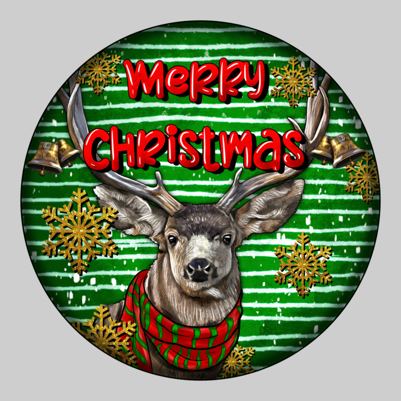 Mule Buck Deer Head Christmas Premium Tee by LillyAllenDesigns | Teevron
