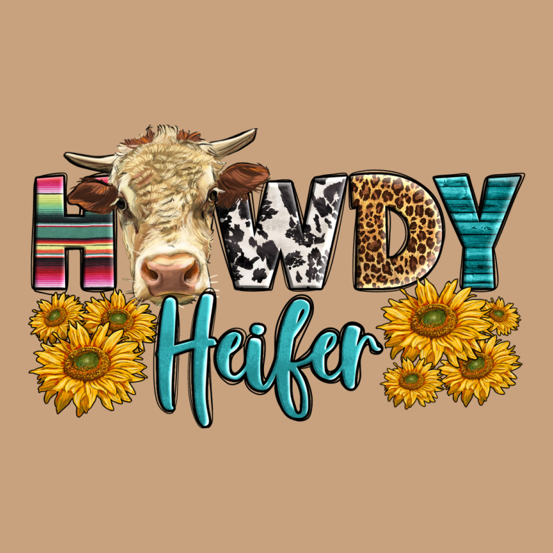 Western Howdy Heifer With Simmental Cow Vintage Tee by LillyAllenDesigns | Teevron