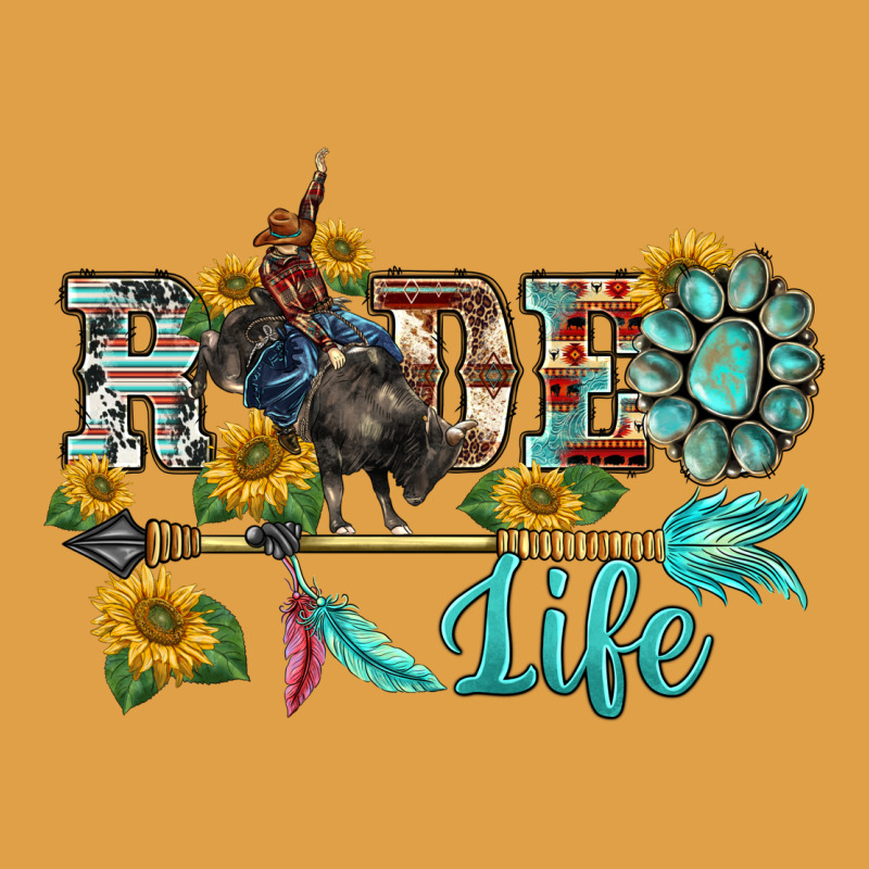 Western Rodeo Bullfighter  Life Turquoise's Gemstones Arrow Sunflowers Premium Hoodie by BarkalooDesign | Teevron