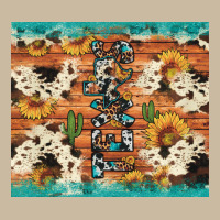 Texas Sunflower Cactus Cowhide Long Sleeve Tee | Teevron