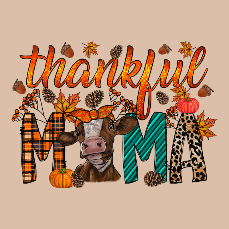 Thankful Mama Cow Urban Heavy Tee by RacoonDesign | Teevron