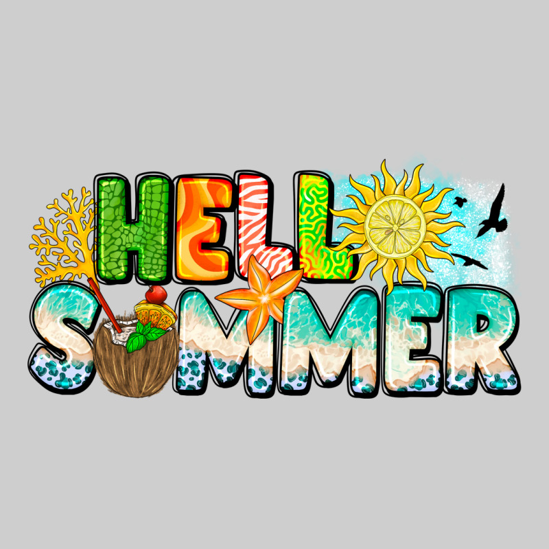 Hello Summer Premium Tee by CowhideDigitalArt | Teevron