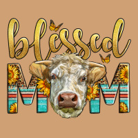 Western Blessed Mom Charolais Bull Vintage Tee | Teevron