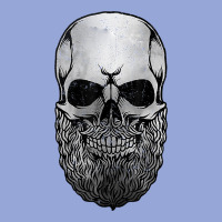 Creepy Bald And Bearded Skull For Halloween & Skeletons Fans T Shirt Classic Tee | Teevron