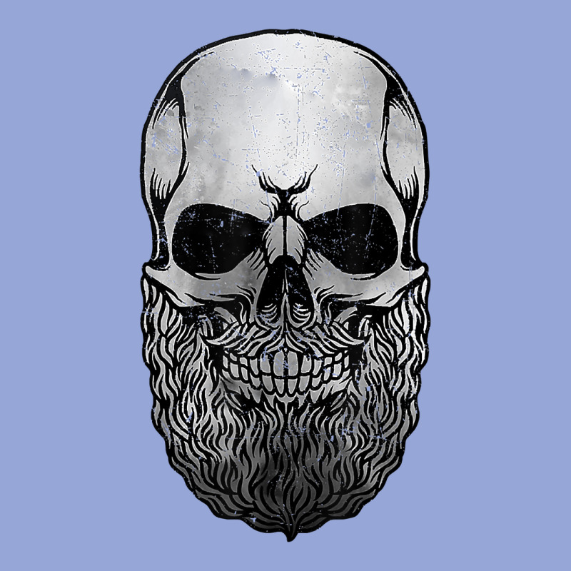 Creepy Bald And Bearded Skull For Halloween & Skeletons Fans T Shirt Classic Tee by baoMotion | Teevron