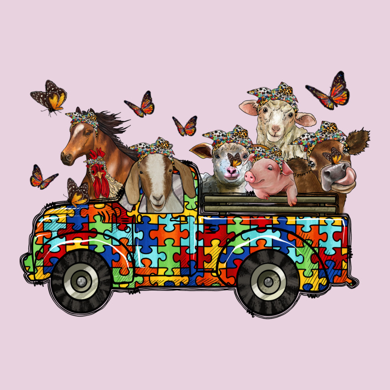 Farm Animals Autism Ladies Tee by RacoonDesign | Teevron