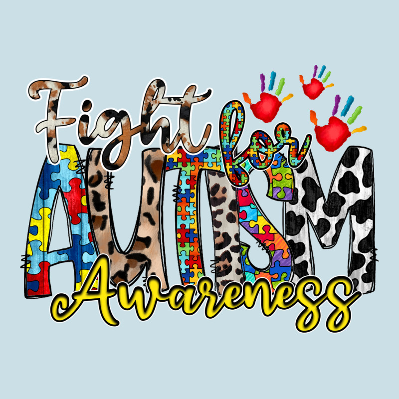 Fight For Autism Awareness Ladies Tee by RacoonDesign | Teevron