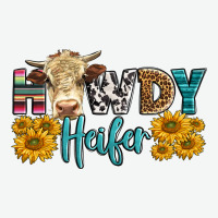 Western Howdy Heifer With Simmental Cow Urban Heavy Tee | Teevron
