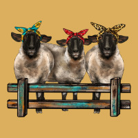 3 Sheeps Suffolk Ewe With Bandanas And Fence Premium Hoodie | Teevron