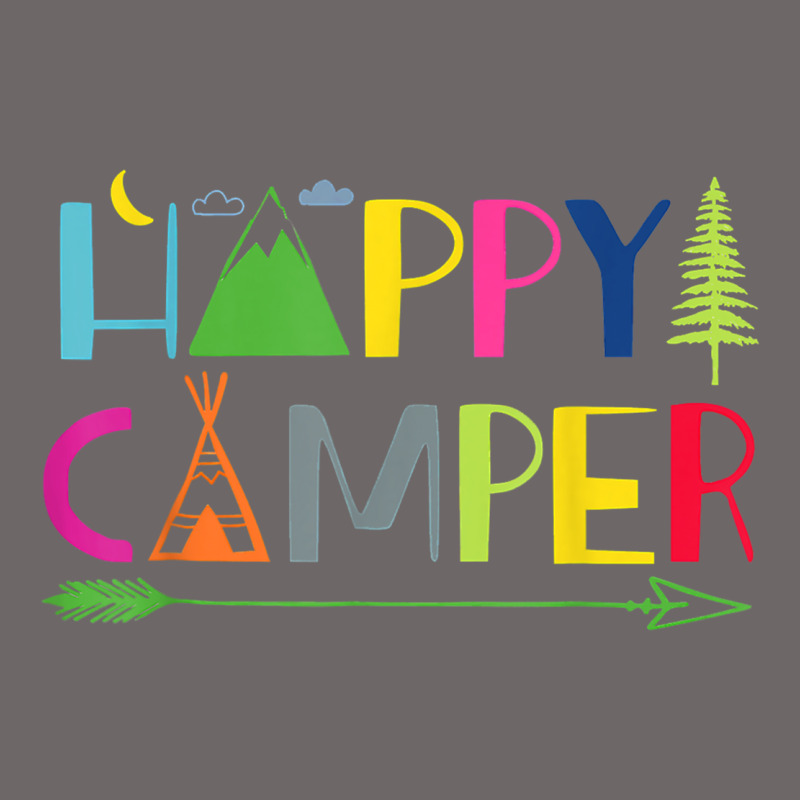 Camping Arrow Camper Happy Summer Camp Camping Kids 635 Classic Tee by baoMotion | Teevron