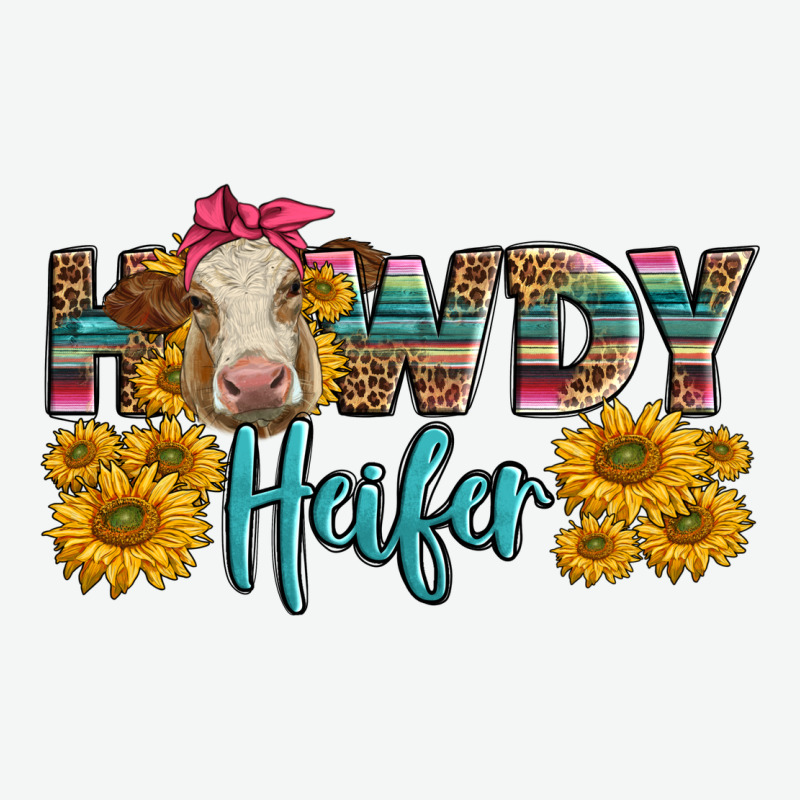 Western Howdy Heifer With Charolais Cow Urban Heavy Tee by LillyAllenDesigns | Teevron