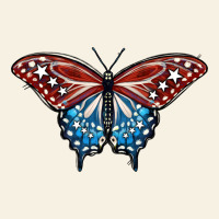 Patriotic American Butterfly Vintage Tee | Teevron