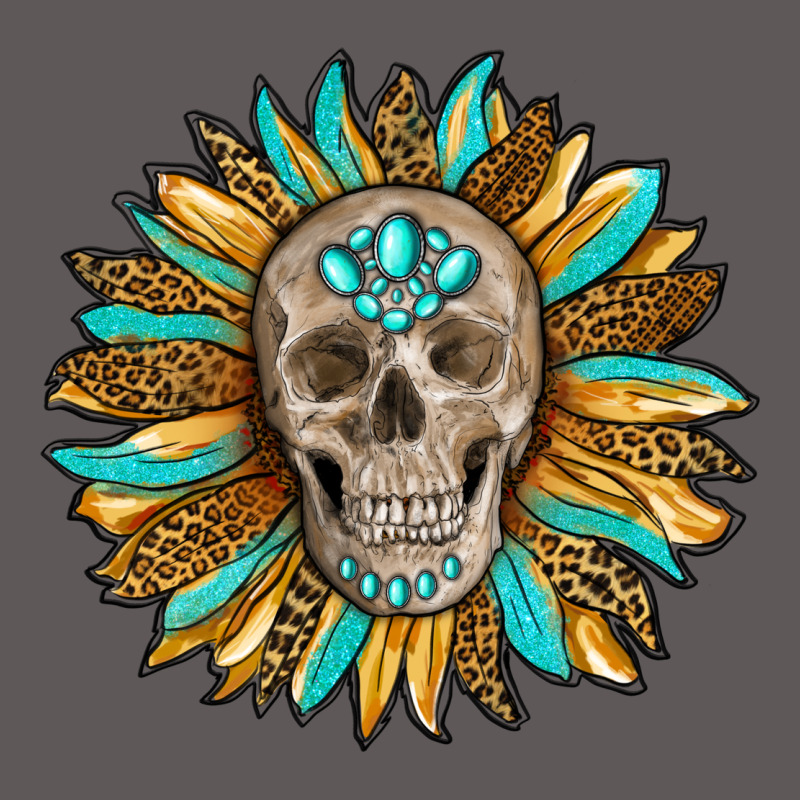Sunflower With Skull Premium Hoodie by RanaPortraitStore | Teevron