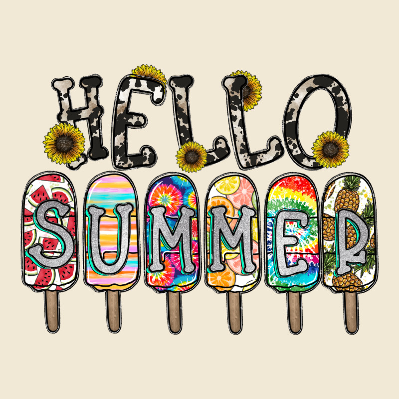 Name Vibrant Summer Greeting With Popsicles Premium Tee by CowhideDigitalArt | Teevron